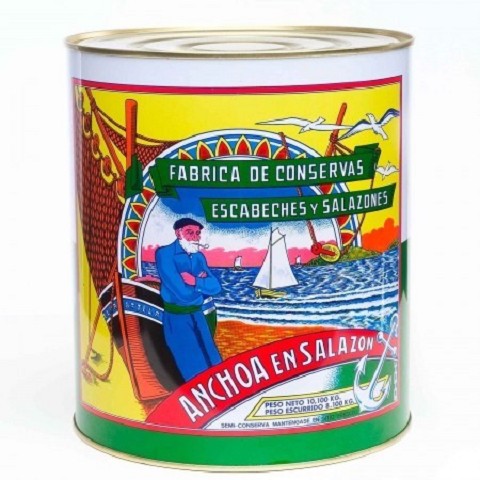 Acciughe salate Mar Cantabrico 10 kg